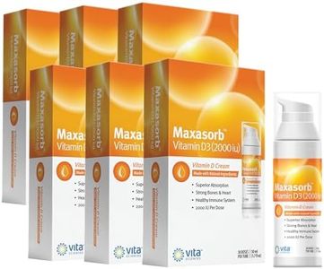 Vita Sciences Vitamin D3 Cream, 2000 IU, Pack of 6