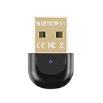 QPHWHFQ Bluetooth 5.1 Adapter, USB 
