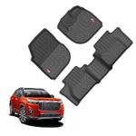 GFX Tpv Car Floor Mats (After-Market) Premium Life Long Foot Mats Compatible with Elevate (2023) Onwards, Automatic (Black)