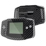 eXtremeRate IPS Ready Upgraded Graphite Carbon Fiber Replacement Shell Full Housing Cover Buttons for Gameboy Advance GBA - Compatible with Both IPS & Standard LCD - Console & IPS Screen NOT Included