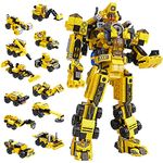 STEM Robot Building Blocks Toys for 6 7 8 9 10 12 Years Old Boys - 25-in-1 Construction Toy Sets, 573PCS Mecha Toy Gifts for Age 6-10 8-12 Years Old Kids