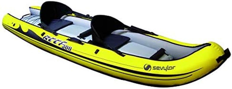 SEVYLOR Kanu aufblasbar Reef 300 - Sit on Top, 2er Kajak, Kanadier, 296 x 84 cm