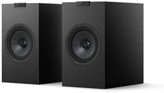 KEF Q1 Meta Bookshelf Speaker (Black, Pair)