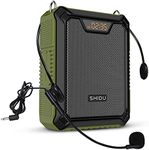 Portable Voice Amplifier with Headset Microphone Wired 25W 4400mAh Waterproof Bluetooth Voice Speaker Rechargeable Pa Speaker System Loudspeaker for Outdoors, Teachers, Tour Guides, Instructors etc M900