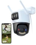 Imou 3MP+3MP 1296p Dual Lens CCTV Camera Home Outdoor, Pan-Tilt Wi-Fi Camera, AI Human and Vehicle Detection, Smart Color Night Vision, Red-Blue Warning Light, Two Way Talk, Privacy Mode,Weatherproof