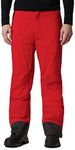 Columbia Men's Powder Stash Pant, Mountain Red, Small Short