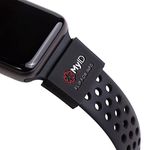 MyID Black Medical ID Sleeve That Fits Apple Watch, Fitbit, Samsung Gear, Garmin and More