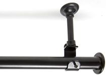 Room/Dividers/Now 108in-168in Hanging Curtain Rod With Brackets, Black