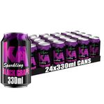 KA Caribbean Black Grape Fizzy Drinks - Traditional & Authentic Caribbean Jamaican Style Sparkling Drink - Soft Drinks Multipack - Black Grape Soda Drinks Bulk Pack - 12 x 500ml Bottles