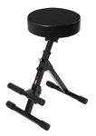 PROEL KGST10 Stool for Keyboard and Guitar Players with Adjustable Footrest