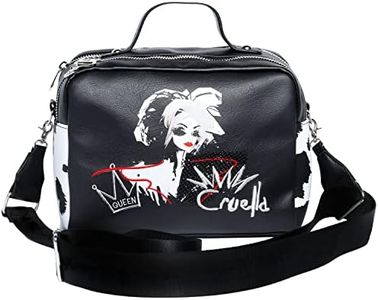 Disney Crudelia de Mon Diva-Borsa a Tracolla Cake, Nero, 24 x 16 cm