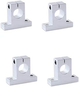 feedal 4pcs SK20 Aluminum Linear Motion Rail Clamping Guide Support for 20mm Dia Shaft