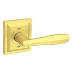 Baldwin Prestige Torrey Low Profile Rose Half-Dummy Lever in Satin Brass