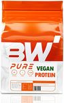 Bodybuilding Warehouse Pure Vegan Protein â€“ Plant-Based Protein Powder Blend (Hemp, Pea & Soy) â€“ 80 Servings â€“ Bodybuilding Warehouse (Chocolate, 2kg)