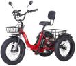 NARRAK Electric Tricycle for Adults,Fat Tire Folding Electric Trike,3 Wheels Electric Bicycle Bikes, Peak 1350W Step-Thru Etrike with Removable Battery and Large Basket for Women Men