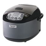 Zojirushi NL-GAC18 BM Umami Micom Rice Cooker & Warmer, 10-Cup, Metallic Black, Made in Japan