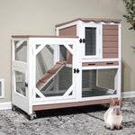Gutinneen 2-Story Rabbit Hutch with