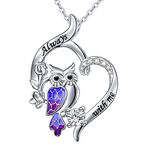 YinShan Horse/Giraffe/Unicorn/Owl/Ladybug/Cardinal Pendant Necklaces S95 Sterling Silver Girls Animal Gift For Women Jewelry, Sterling Silver, Cubic Zirconia