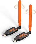 Wireless HDMI Transmitter and Receiver 1080P – 150M Wireless HDMI Extender Kit for Laptop, PC, Camera, Projector, Monitor, Cable Box, HDTV – Plug & Play, No Lag,