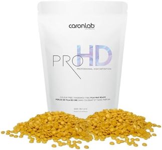 Caronlab PRO HD Film Wax 800g | Rosin Free | Vegan | Hypoallergenic | Gluten Paraben Colour & Fragrance Free | All Hair Types | Face Intimate & Total Body