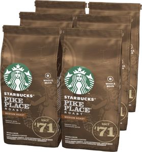 De'Longhi Eletta Cappuccino Bean to Cup Coffee Machine Bundle + 6x200g Starbucks Pike Place Whole Beans