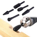 Universal Buyer High-Speed Steel Rotary Files Burr Drill Rotating Thorn Head 5pcs/Set Polishing Accessories DIY Electric Grinding Head Woodworking Tools