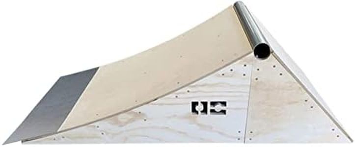 OC Ramps Launch WR - Wood Skateboard Launch Ramp with Coping and Wall Ride - Blast Over The Launch Ramp or Hit The Back Wall Ride for Endless Tricks - Great for BMX, Scooters and Inline Skaters