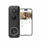 Yale Smart WiFi Video Doorbell for Home | Live View & Two-Way Audio | Motion Recordings | Customisable Privacy Zones | 1080p Full HD Camera with Night Vision | Real-time Video Call | Works Home app