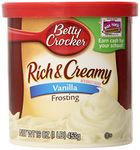 Betty Crocker Rich and Creamy Vanilla Frosting Jar, 453 g