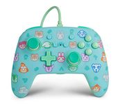 PowerA Enhanced Wired Gaming Controller for Nintendo Switch, Animal Crossing, Blue (Officially Licensed)