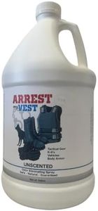 Arrest My Vest Military Grade Odor Eliminating Spray for Body Armor, Tactical Gear, and K9 Equipment. Safe on All Ballistic Vests, Fabrics, & Police Gear - Unscented - 1 Gallon Bottle