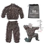 QuikCamo 3D Leafy Suit for Men Turkey Hunting Camo Ghillie Suit, Airsoft Gilly Suit, Paintball Gilley Suite, Birdwatching Leaf Suit (Mossy Oak Original Bottomland, 2XL/3XL)