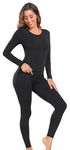 YESURPRISE Women's Thermal Underwear Sets Base Layer for Men Top and Bottom Set