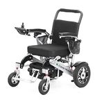 Electric Wheelchair 330 lbs Max Load-500W-13 Miles XL for Adults, All Terrain Lightweight Foldable Wheelchairs,Power Motorized Electric Wheel Chair (Wolf Remote)
