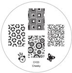 CH33 Professional Nail Art Salon Quality Stamp Template/Stamping Stencil/Image Plate With New Designs By VAGA