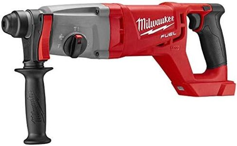 Milwaukee Electric Tool 2713-20 Milwaukee M18 Fuel 18V Lithium-Ion Brushless Cordless SDS Plus D-Handle Rotary Hammer, 1", Bare Tool, Plastic, 17.63" x 3.85" x 6.61"