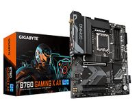 GIGABYTE B760 Gaming X AX (LGA 1700/ Intel/ B760/ ATX/DDR5/ M.2/ PCIe 4.0/ USB 3.2 Gen2X2 Type-C/AMD WiFi 6E/ 2.5GbE LAN/Q-Flash Plus/PCIe EZ-Latch/Motherboard)