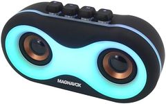 Magnavox MMA3998 Portable Bluetooth Speaker with RGB Lights | Bluetooth 5.0 | USB and TFT Playback | 6 watts of Crystal Clear Sound | Dynamic Light Show