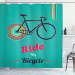 Ambesonne Ride Shower Curtains