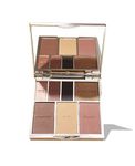 Bare Basics Face & Eye Palette from Sculpted by Aimee (Nude 02) - Travel-Friendly, Nude Look Eyeshadow, Highlight, Bronzer, Blush & Setting Powder