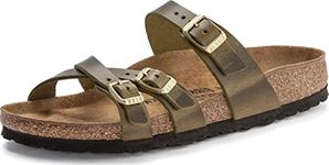 Birkenstock Unisex Mayari Oiled Leather Olive Sandals 6 W / 4 M US