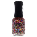 ORLY Turn It Up Nail Polish Topper (18ml), Rainbow Confetti Nail Varnish