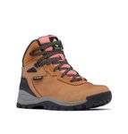 Columbia Women's Newton Ridge BC Nubuck, Elk/Spring Yellow, 8.5