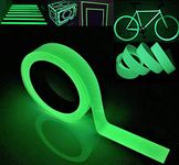 Gebildet Glow in The Dark self-Adhesive Tape, Green Light Safe Luminous Tape Sticker, 32.8 ft x 0.8 inch (10m*2cm): Waterproof, Removable, Durable, Wearable