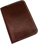 Life-Changing Leather Passport Holder Cover 100% Genuine Handmade Vegetable Tanned Leather Hand-Stitched Burnished Edges Slim Passport Holder Men & Women Cafe Color Fits Standard-Sized Passport