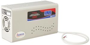 Microtek EM 4170+ Automatic Air Conditioners (A.C.) Voltage Stabilizer Upto 1.5 Ton Working Power 170V-270V(Metalic Grey) with 3 Year Warranty