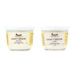 Whitality Goat Cheese | Chevre | Classic | Dill | Preservatives Free | GMO Free | Aravalli grazed free range Goat Milk | Glass jar packaging | 200g each