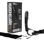 KUSCHELBÄR - Beard Straightener for Men | Heated Beard Brush for All Hair Types | 3 Heat Settings | Long Cord | Hair & Beard Hot Combs for Men | Frizz-Free Sharp Look