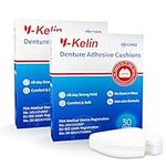 Y-Kelin Denture Adhesive Cushions Upper 30 Pads, 2 pack