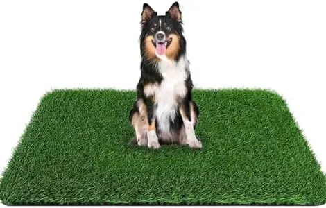 Grass Pad for Dogs 59.1 x 39.4 inches, Strong Absorbency Soft and Real Grass for Pets Potty Training, Easy to Clean Fake Grass for Dog Indoor Outdoor Use (1 Pack)